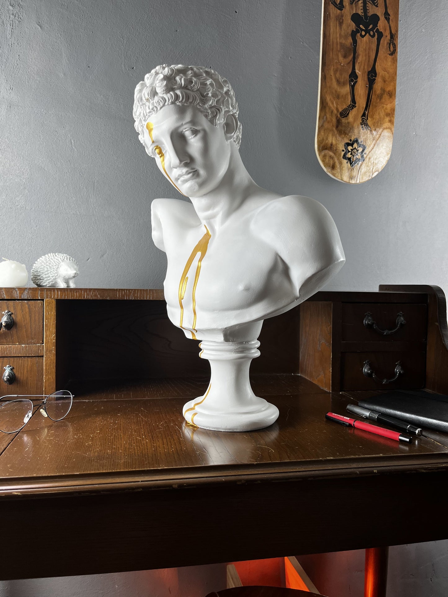 Hermes Gold Rain Large Statue