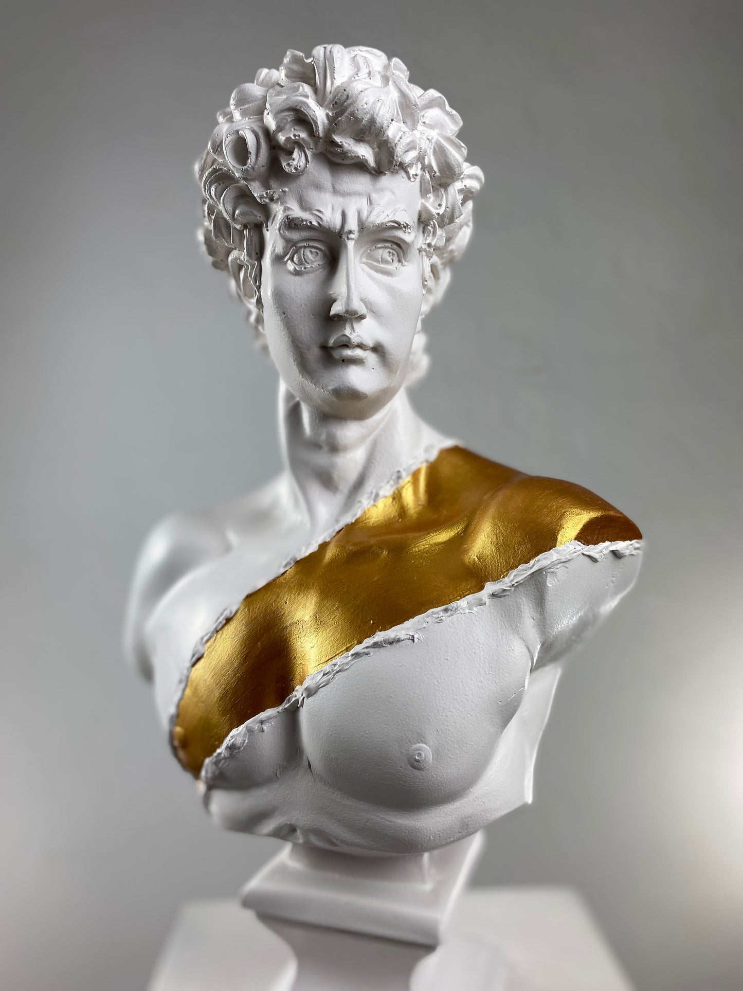 David Silver Belt Large Statue