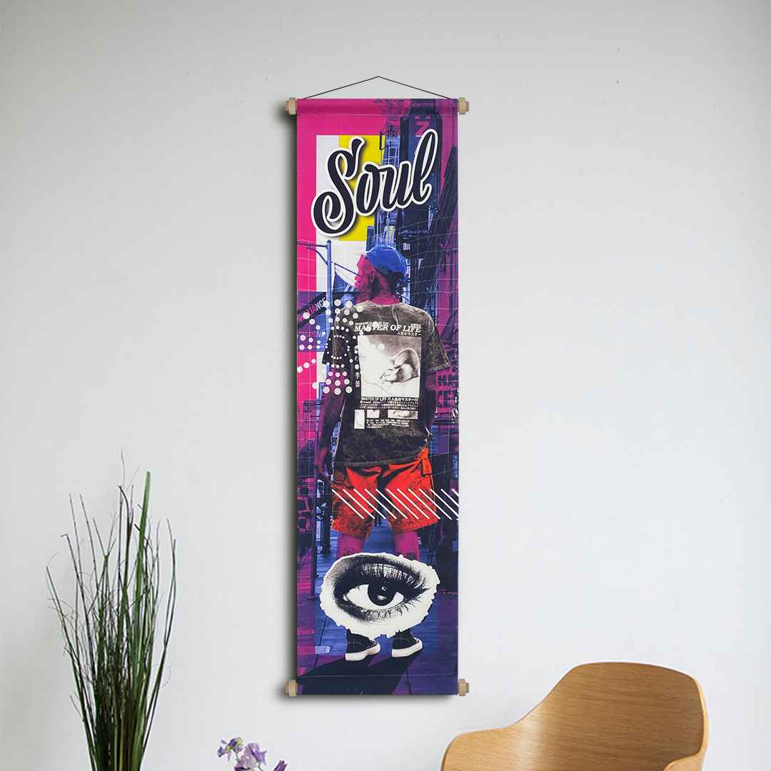 Soul of the Street Kumaş Poster Set, Duvar Dekorasyonu
