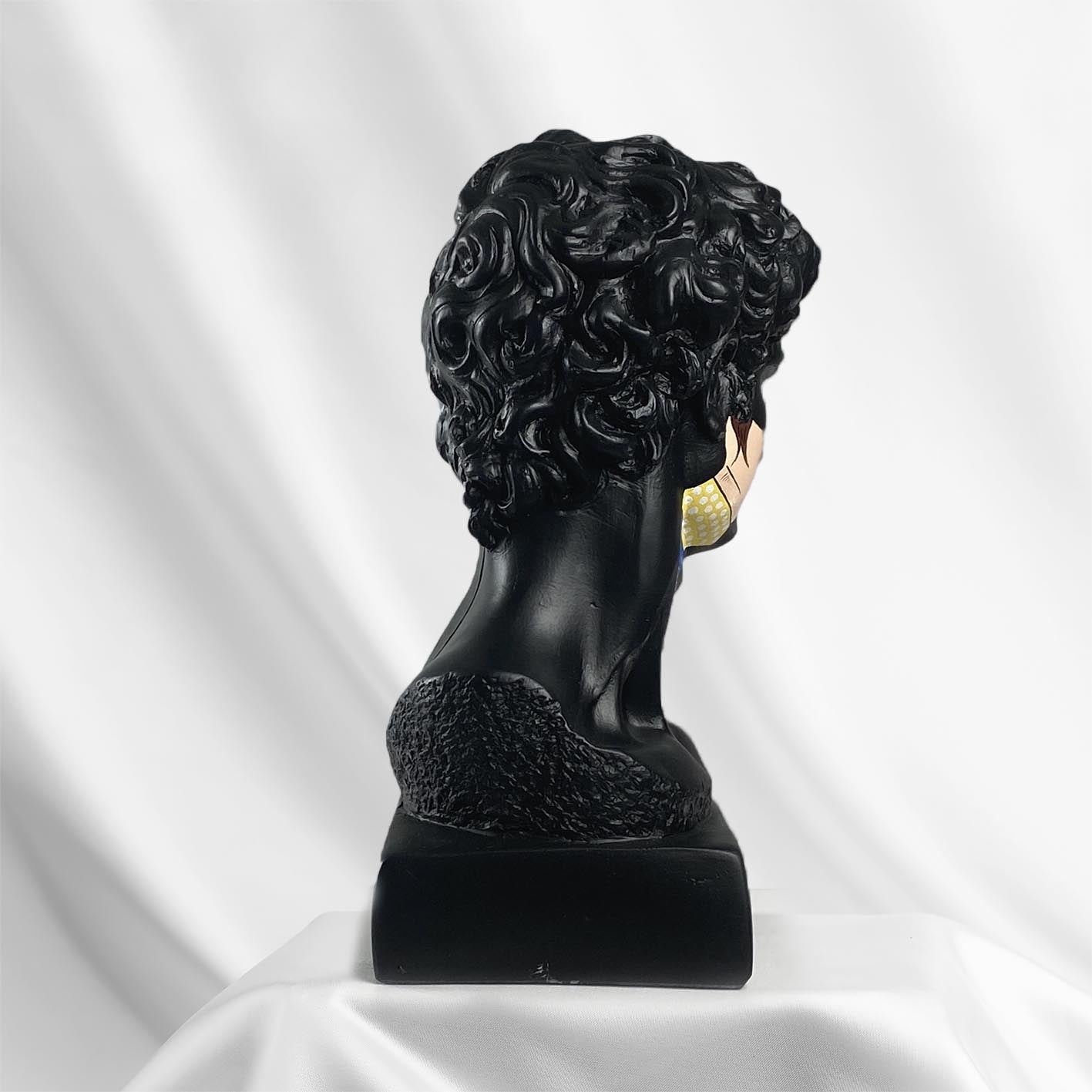 David Pop Art Black Sculpture