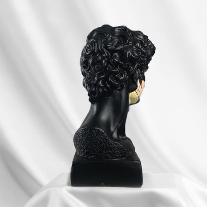 David Pop Art Black Sculpture