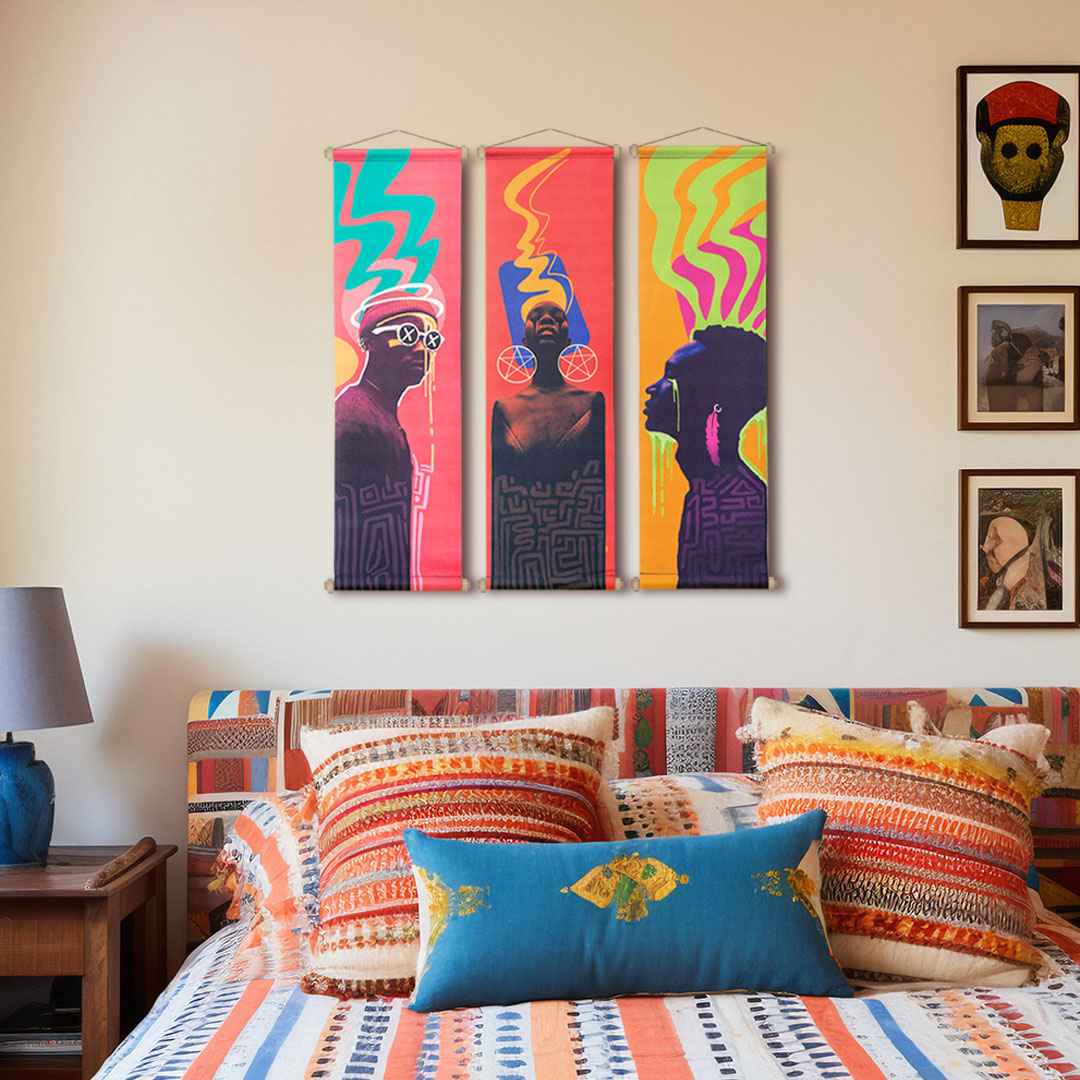 Loosing Kumaş Poster Set, Duvar Dekorasyonu
