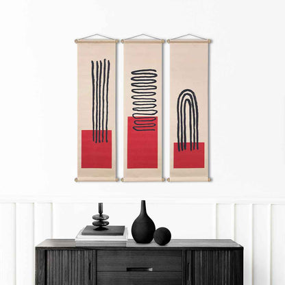 Mood Table Kumaş Poster Set, Duvar Dekorasyonu