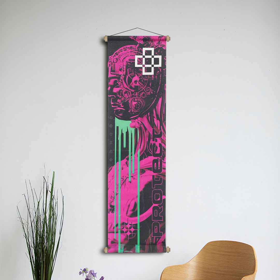 Code Fabric Poster Set, Wall Decoration