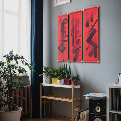 Romance Kumaş Poster Set, Duvar Dekorasyonu