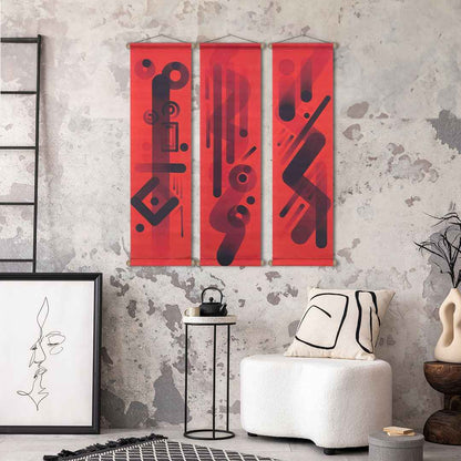Romance Kumaş Poster Set, Duvar Dekorasyonu