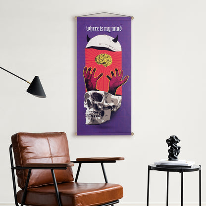 Mind Emptyness Kumaş Poster Set, Duvar Dekorasyonu- Büyük Boy