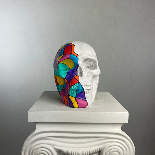 Skull Cubic Heykel