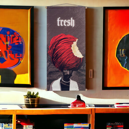 Fresh Kumaş Poster Set, Duvar Dekorasyonu- Büyük Boy