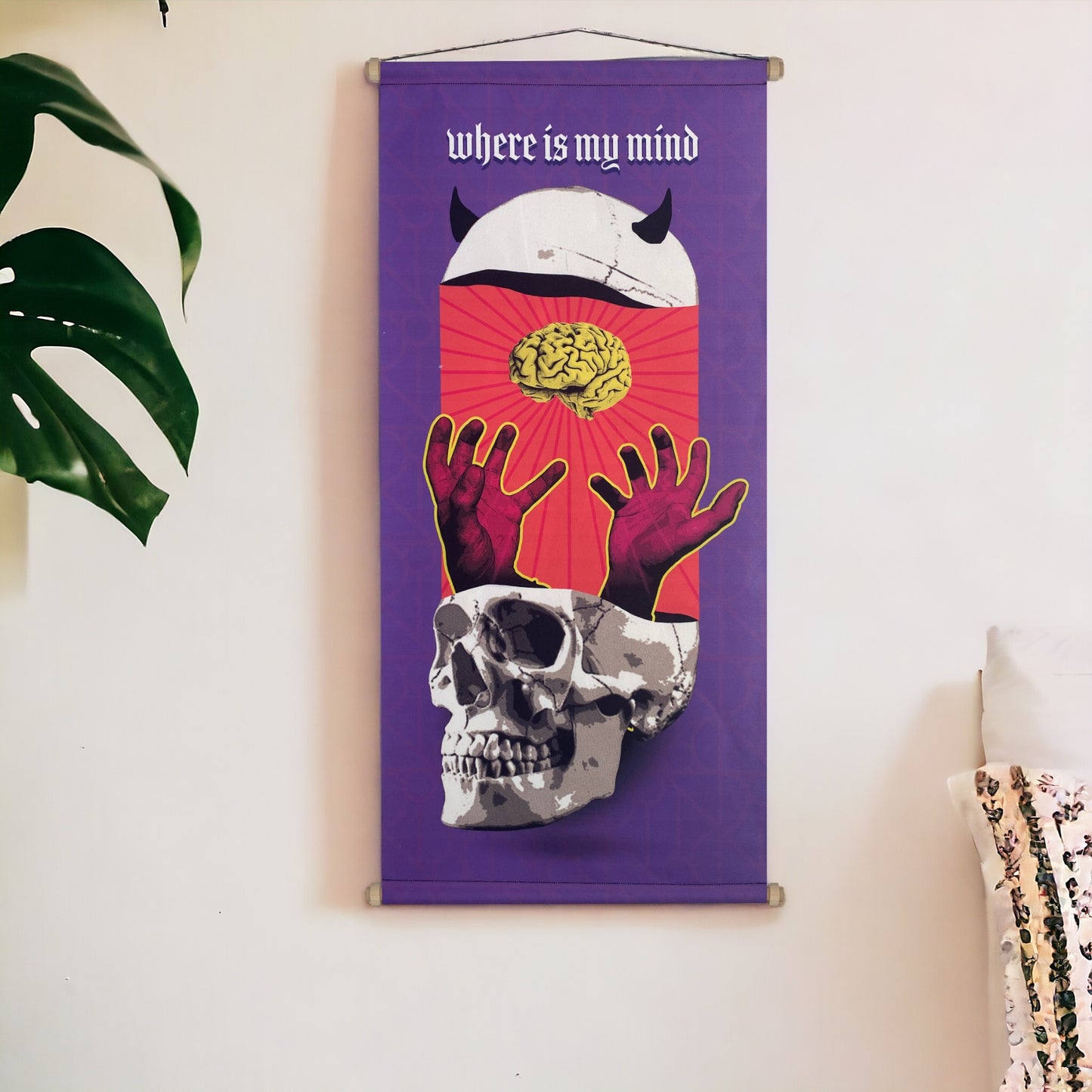 Mind Emptyness Kumaş Poster Set, Duvar Dekorasyonu- Büyük Boy