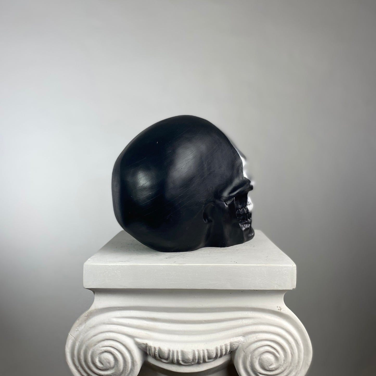 Skull Silver Curtain Heykel