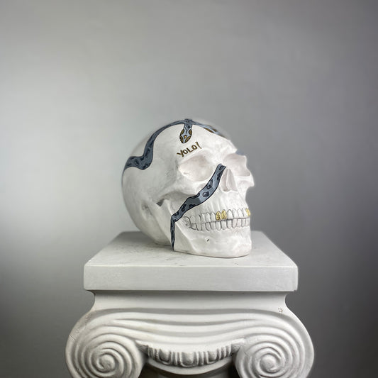 Skull Yolo Heykel