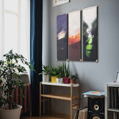 Traveler Kumaş Poster Set, Duvar Dekorasyonu
