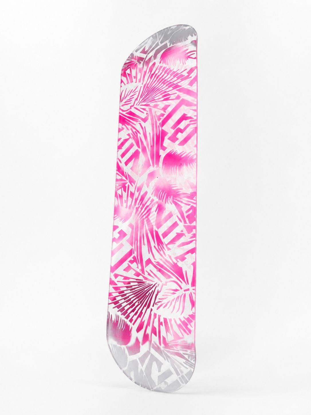 Pink Garden Şeffaf Kaykay Duvar Dekoru