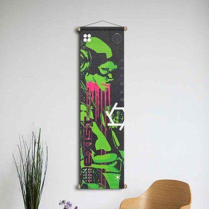Code Fabric Poster Set, Wall Decoration