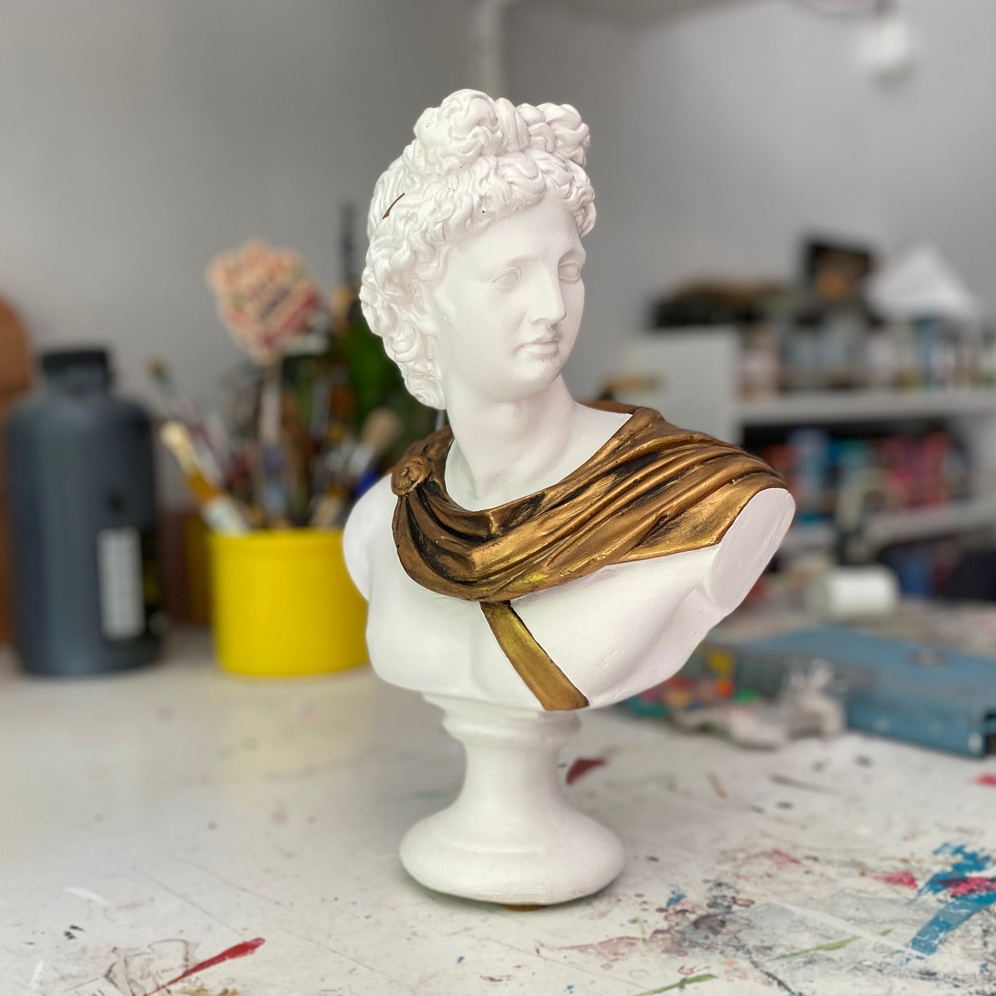 Apollo Golden Cloak Sculpture