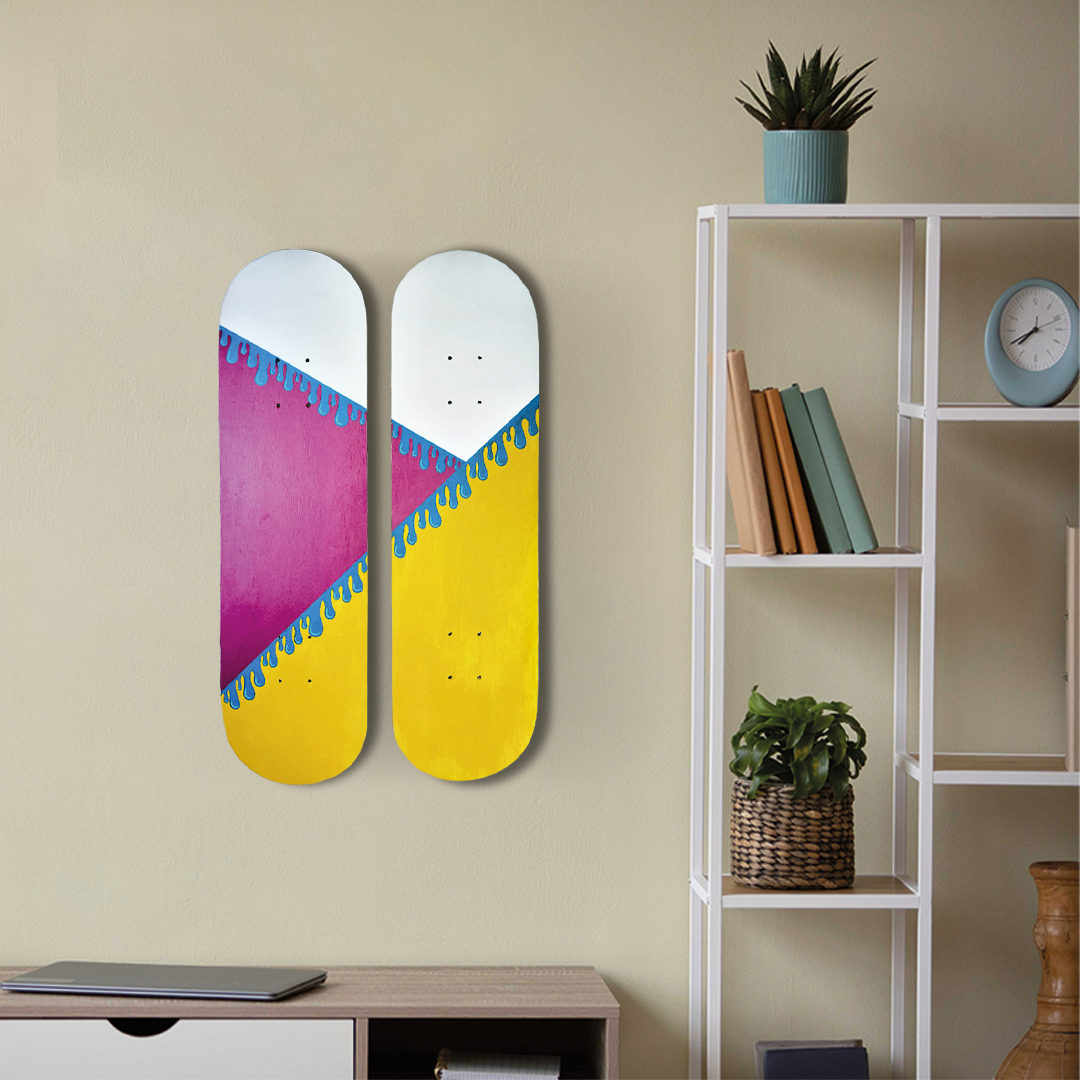 Leak Skateboard Wall Decor - Set of 2