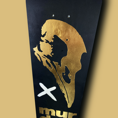 Golden Murder Skateboard Wall Decor