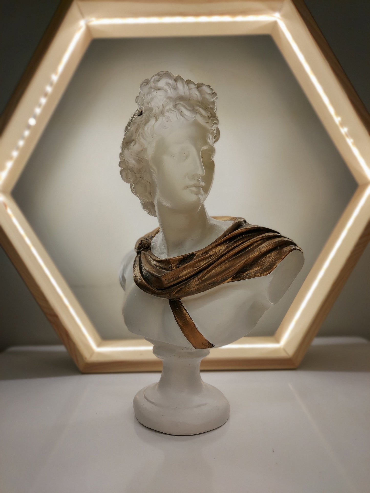 Apollo Golden 3 Piece Sculpture Set