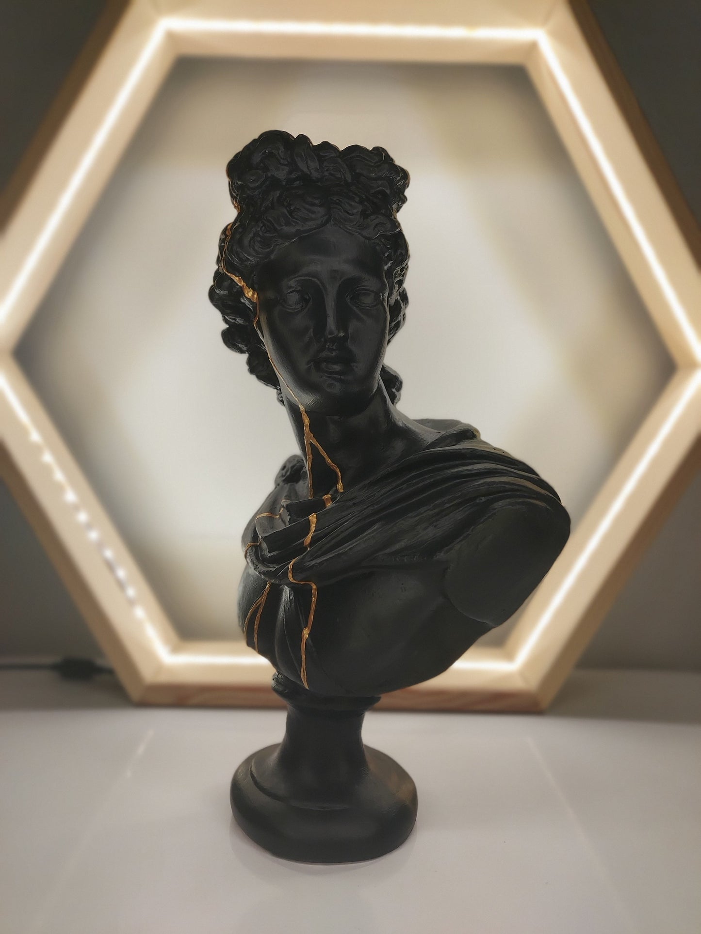 Apollo Golden 3 Piece Sculpture Set
