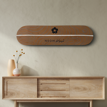 Neom Skateboard Wall Decor