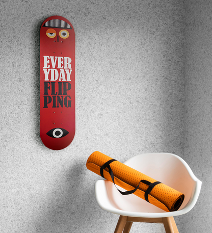 Flipper Skateboard Wall Decor