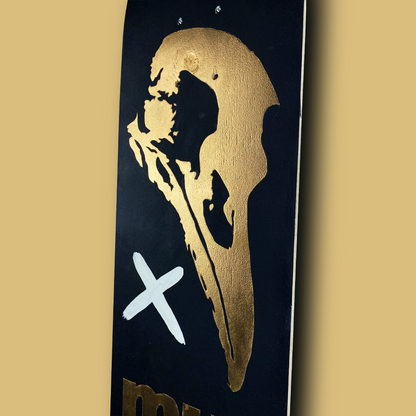 Golden Murder Skateboard Wall Decor