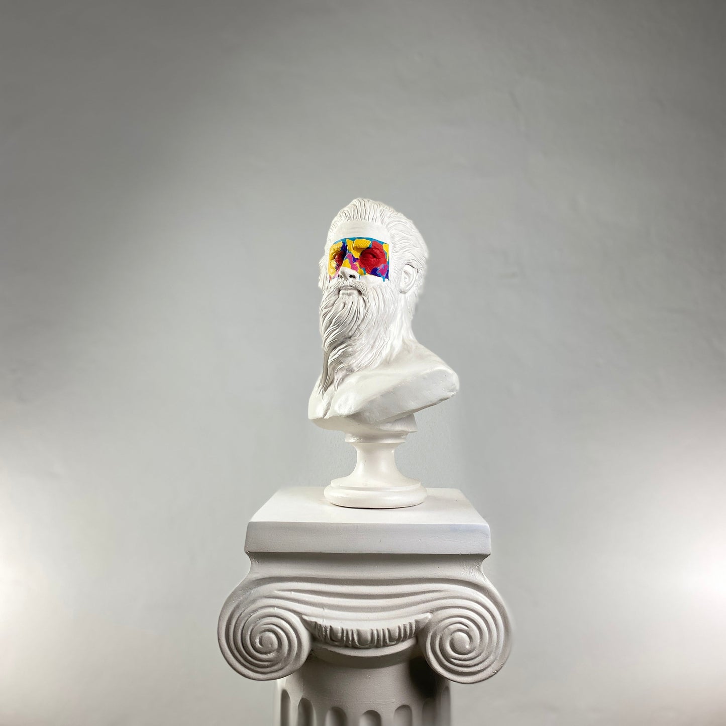 Poseidon Art Mask Heykel