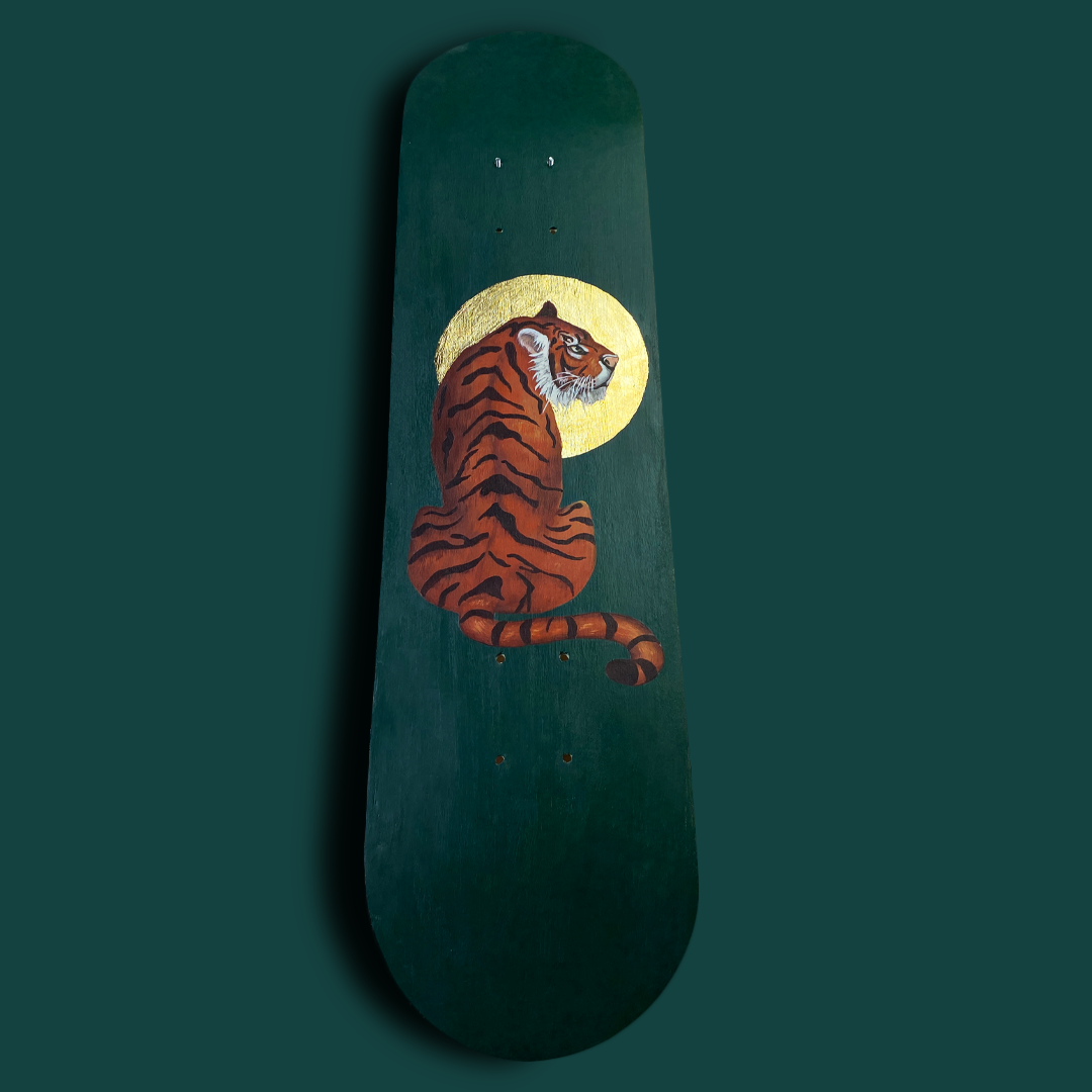 Holy Tiger Skateboard Wall Decor