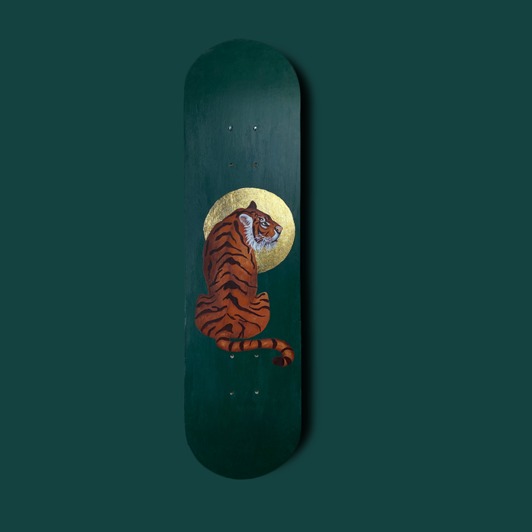 Holy Flamingo Skateboard Wall Decor