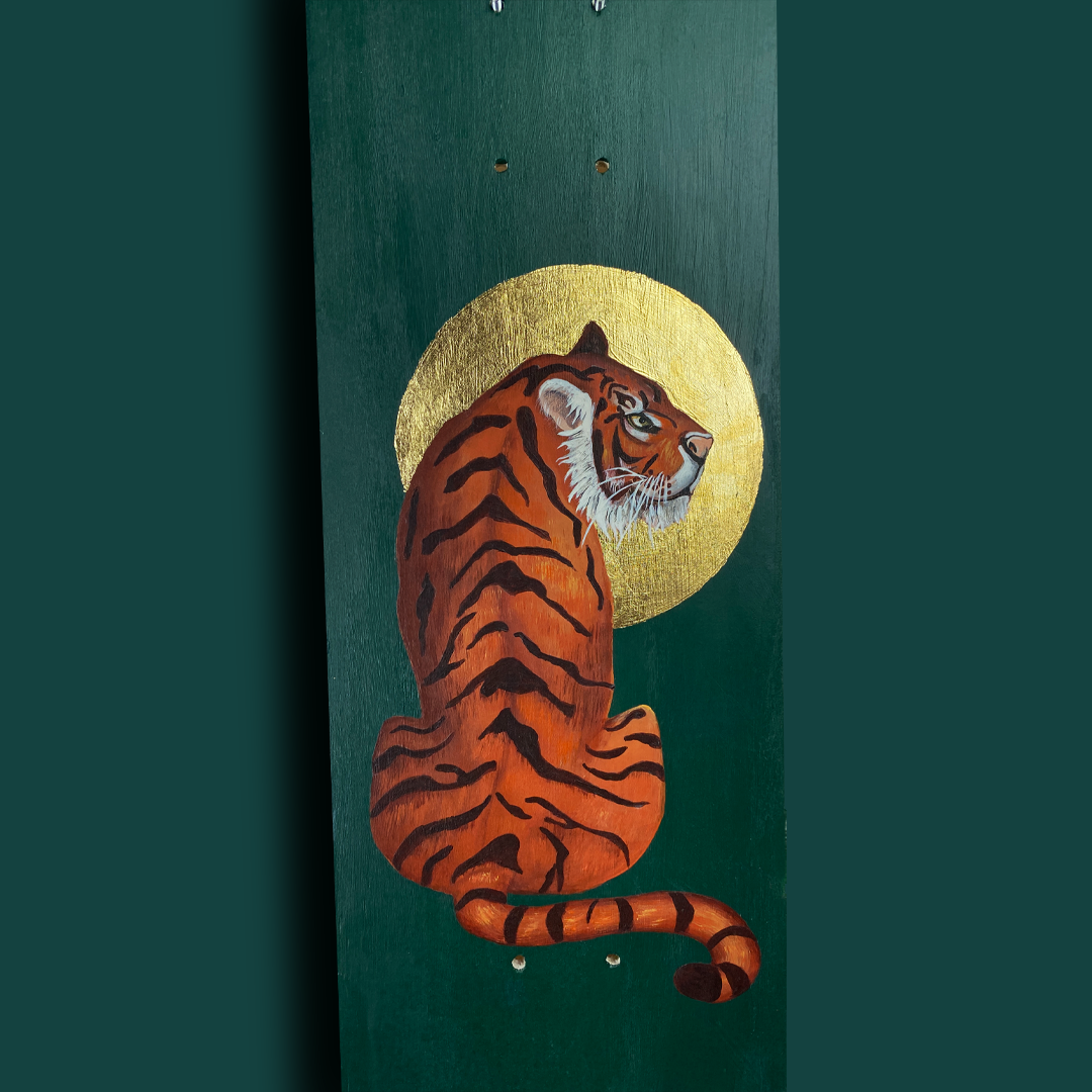 Holy Tiger Skateboard Wall Decor