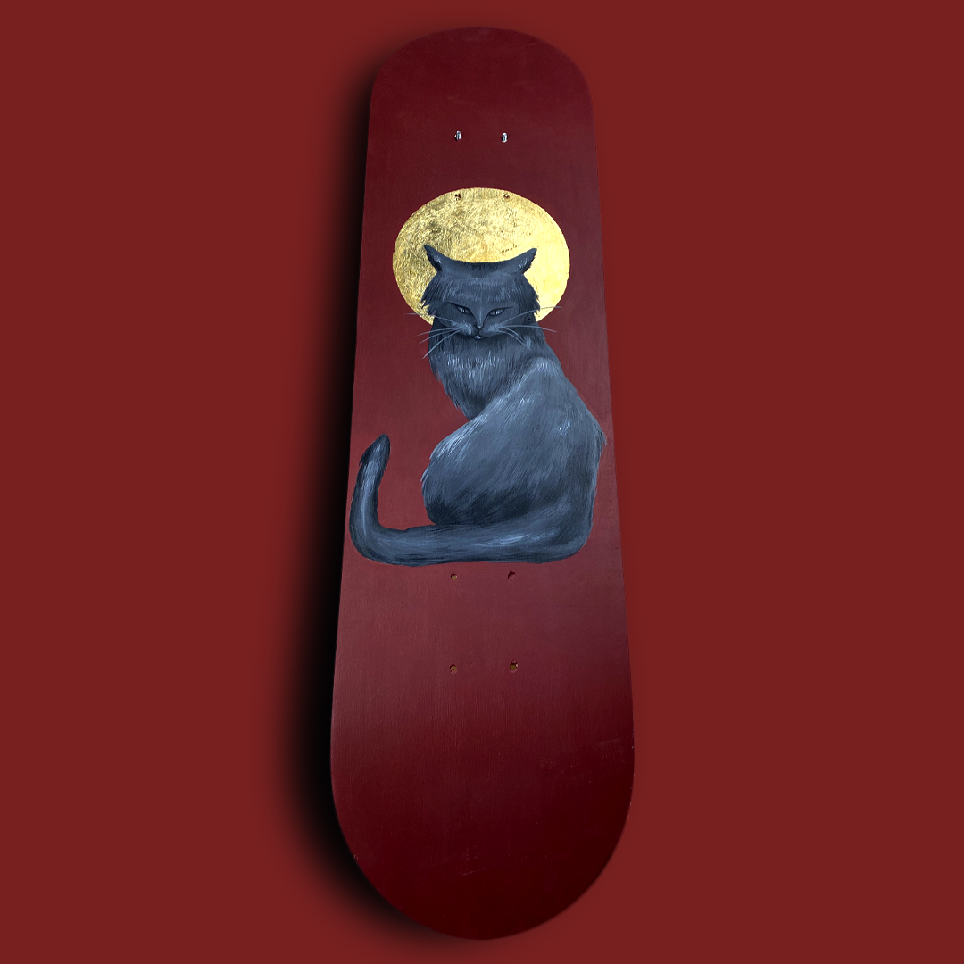 Holy Flamingo Skateboard Wall Decor