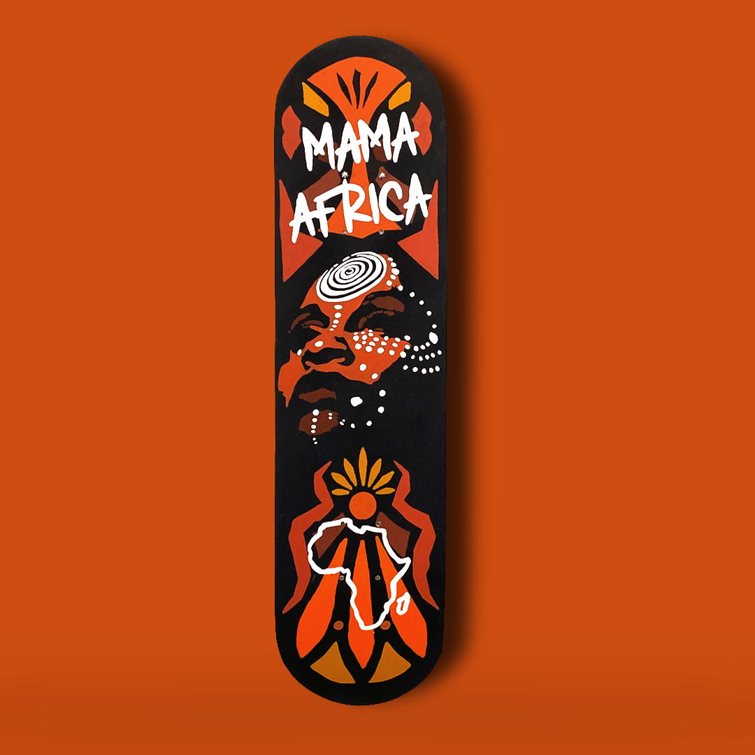 Mama Africa Skateboard Wall Decor