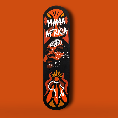Mama Africa Skateboard Wall Decor