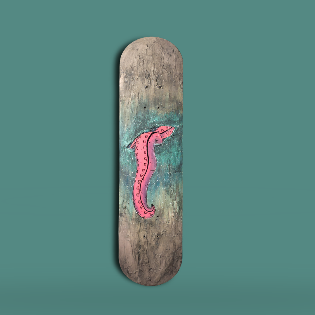 Octopus Skateboard Wall Decor