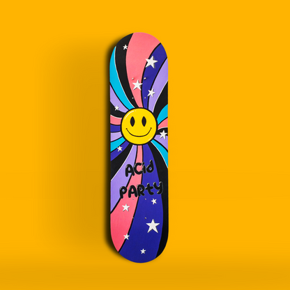 Acid Party Skateboard Wall Decor