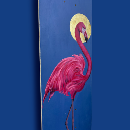 Holy Flamingo Skateboard Wall Decor
