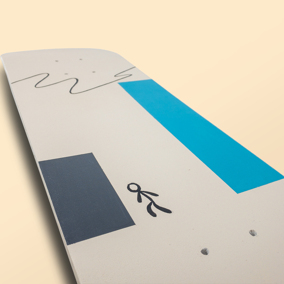 Life of Stickman Skateboard Wall Decor - Set of 3