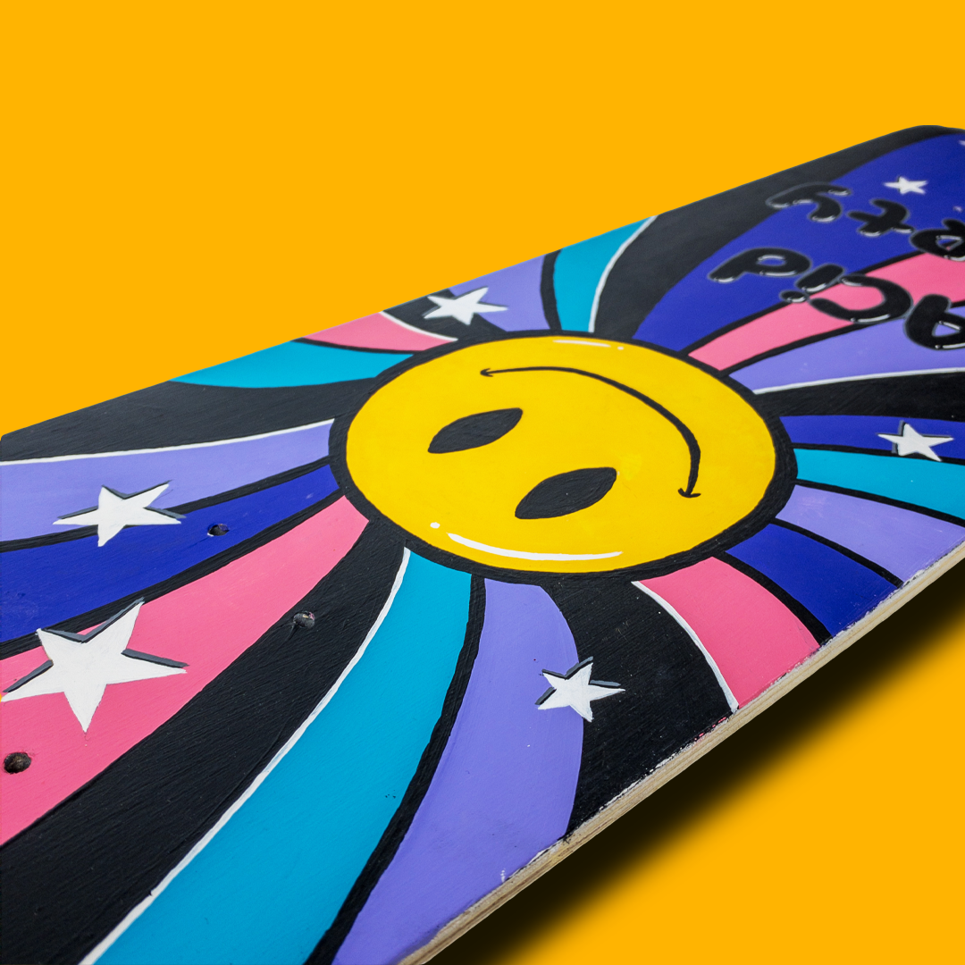 Acid Party Skateboard Wall Decor