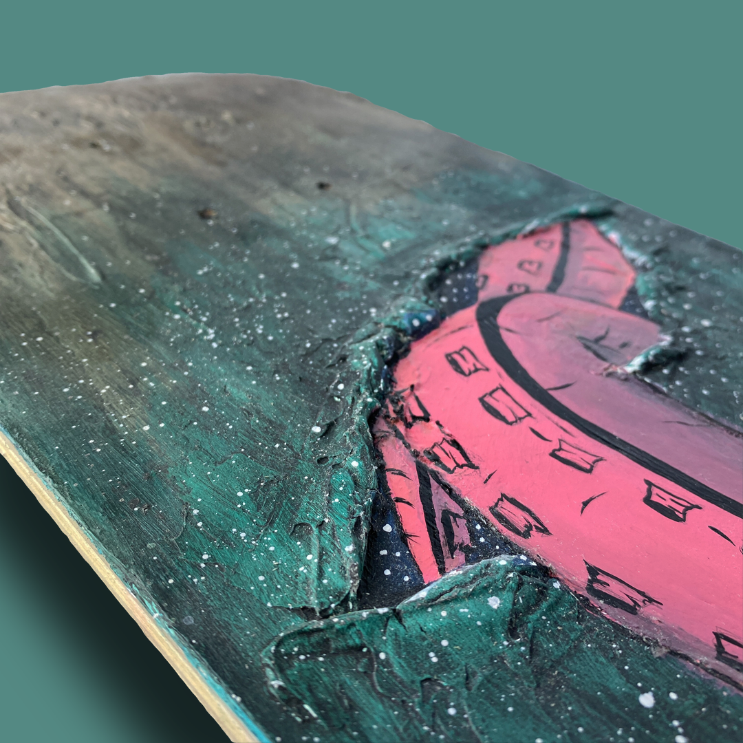 Octopus Skateboard Wall Decor