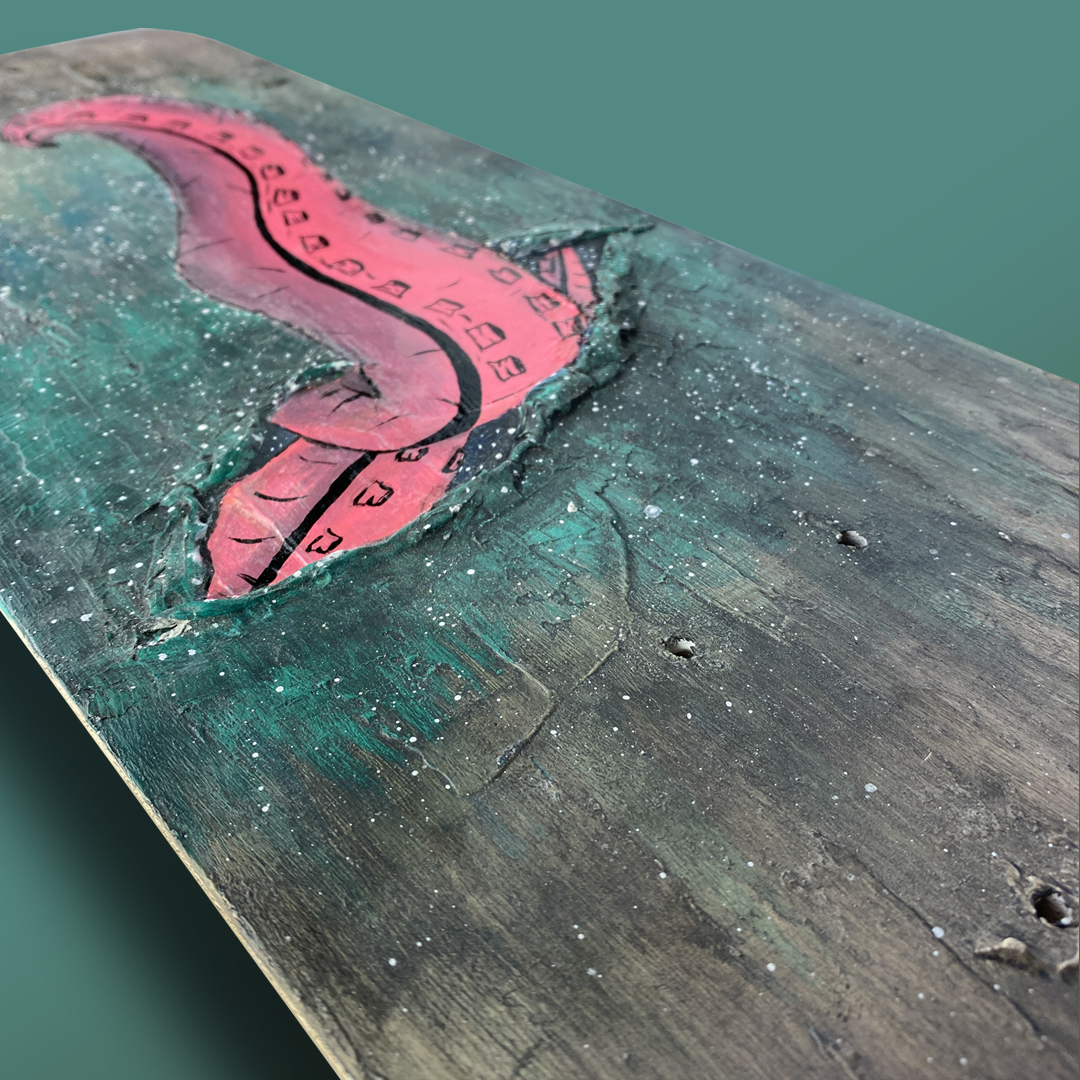 Octopus Skateboard Wall Decor