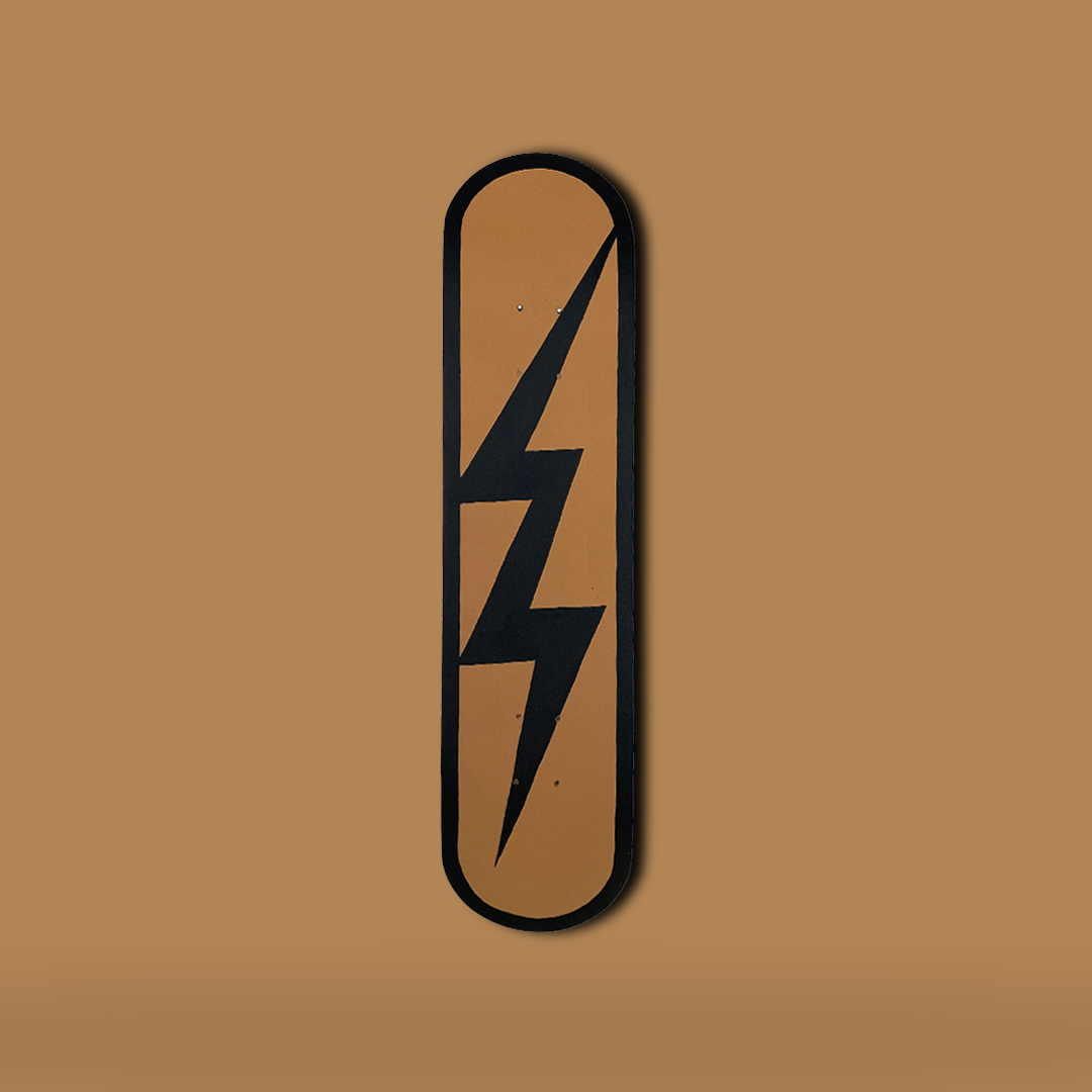 Lightning Skateboard Wall Decor