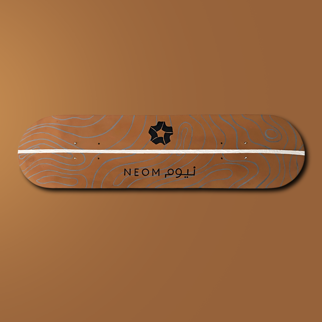 Neom Skateboard Wall Decor