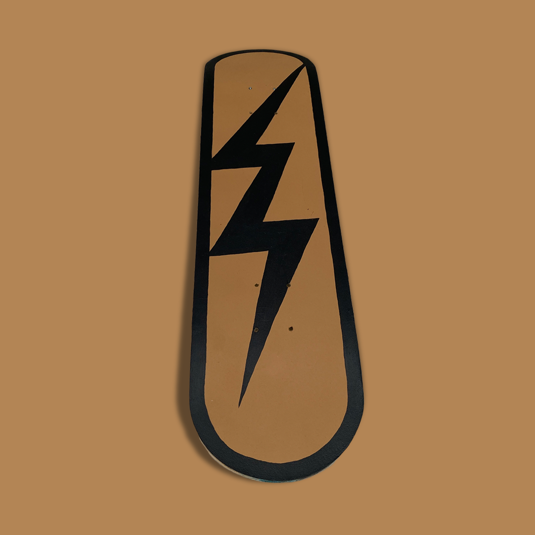 Lightning Skateboard Wall Decor