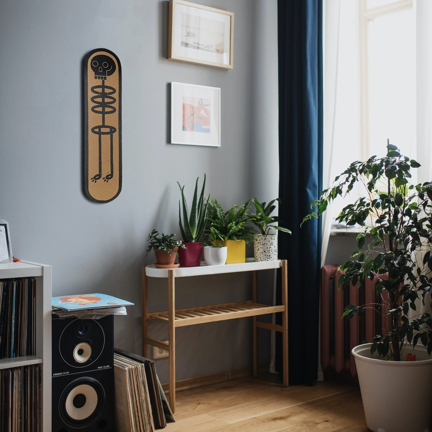Lightning Skateboard Wall Decor