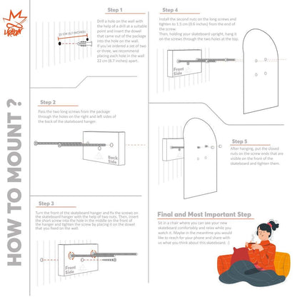 Neom Skateboard Wall Decor