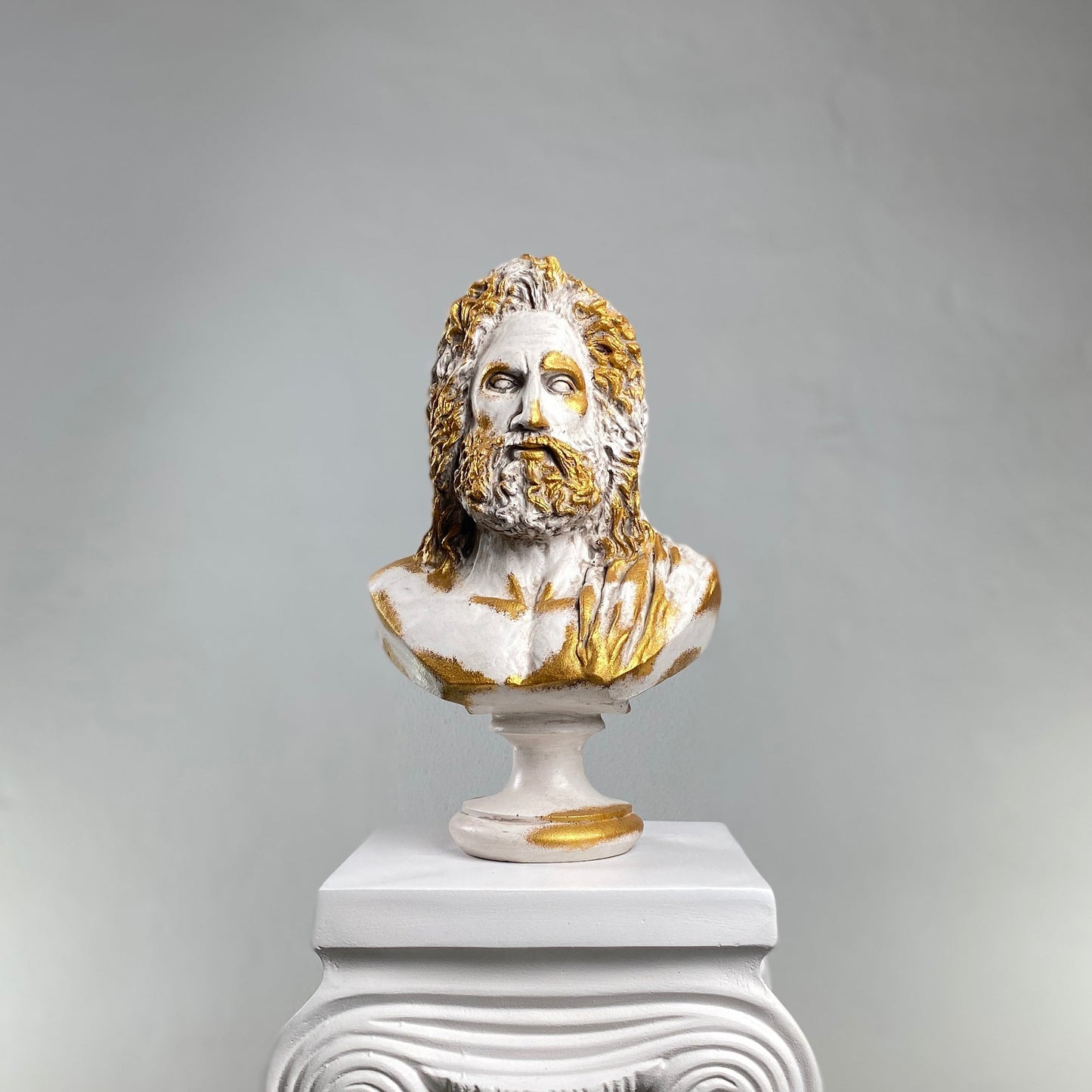 Zeus Antique Gold Heykel