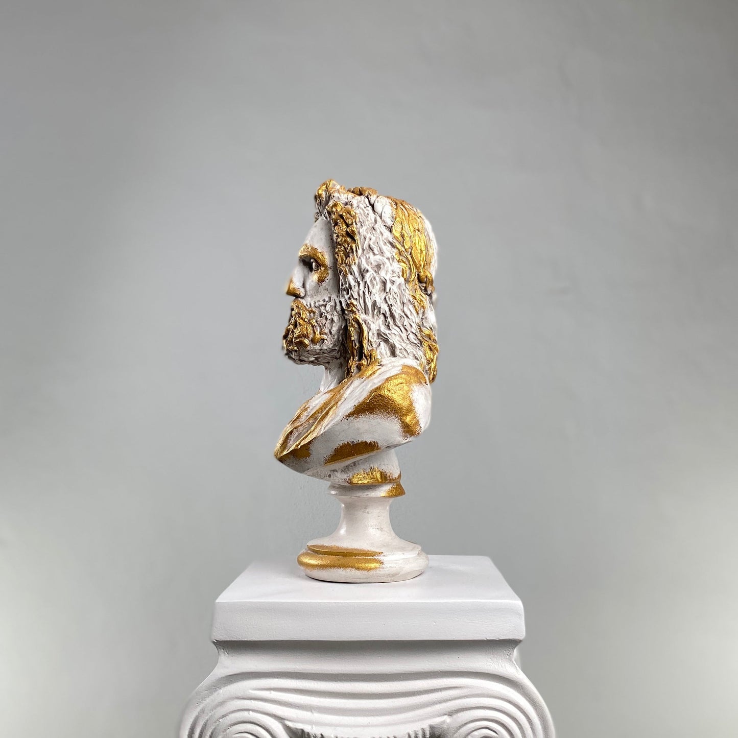 Zeus Antique Gold Heykel