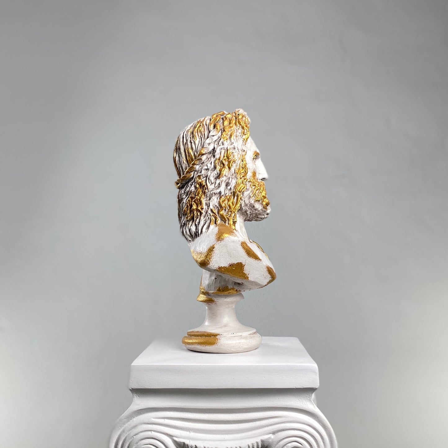 Zeus Antique Gold Heykel