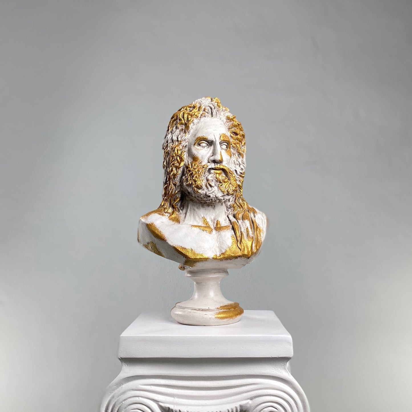 Zeus Antique Gold Heykel